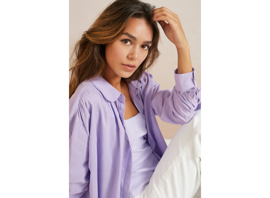 Blouse 01-201077-404 bougainvillea purple