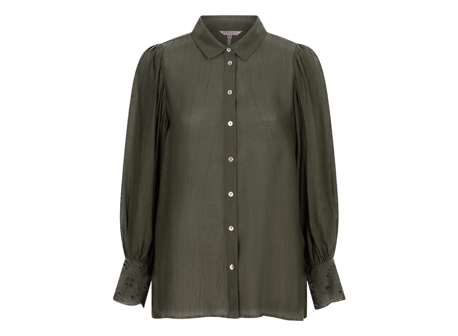 Blouse F24.15511 moss green