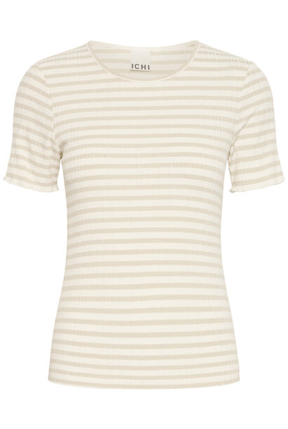 T-shirt cella SS oatmeal stripe