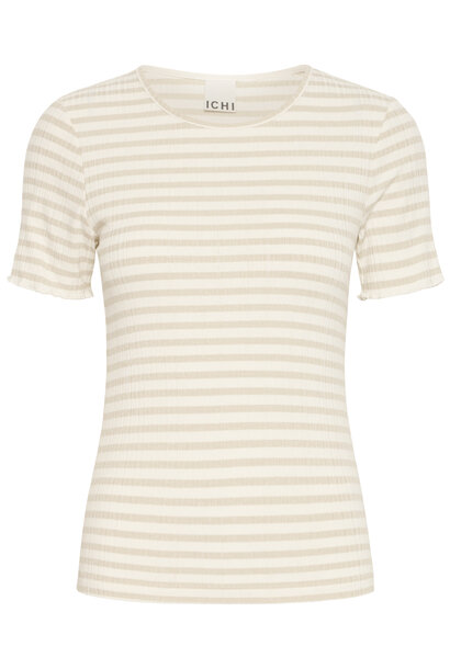 T-shirt cella SS oatmeal stripe