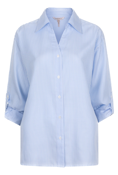 Blouse SP25.14005 blue/white