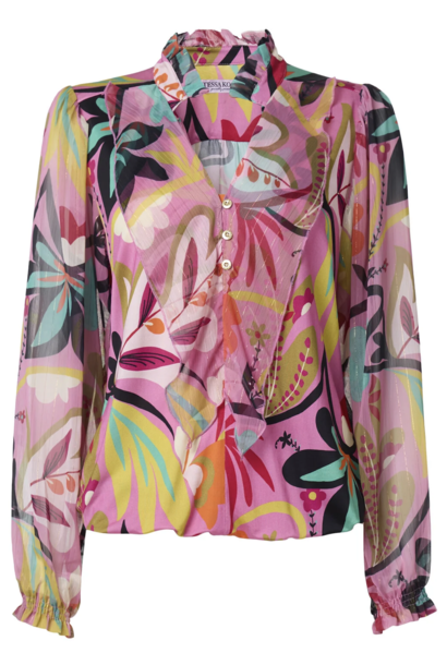 Blouse Linea fiesta pink