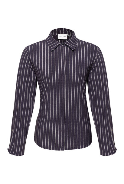 Blouse Chevy dotted pinstripe