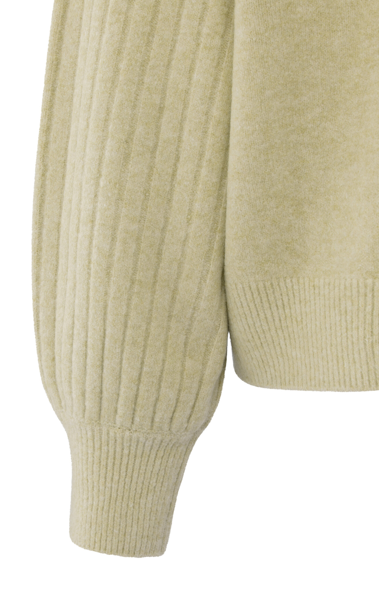 Trui 01-000410-509 pale olive green melange-3