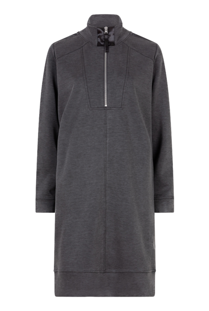 Jurk F25.05500 dark grey melange