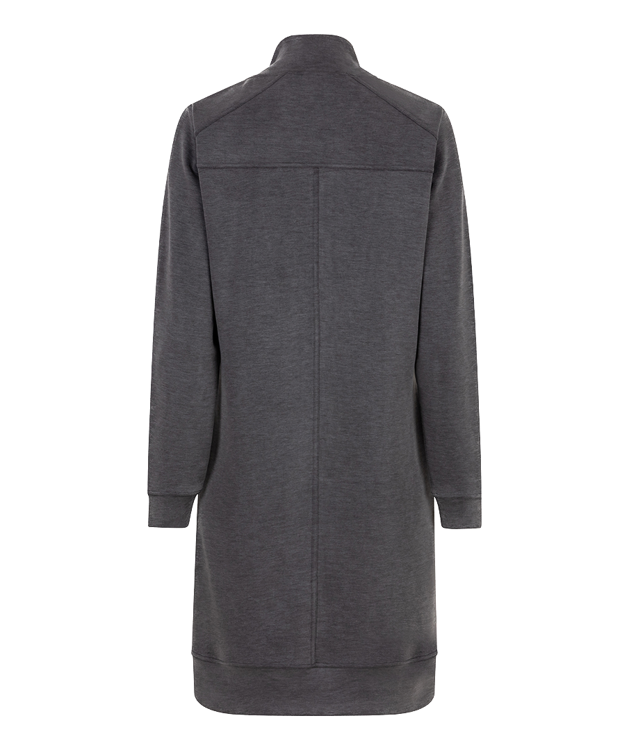 Jurk F25.05500 dark grey melange-2
