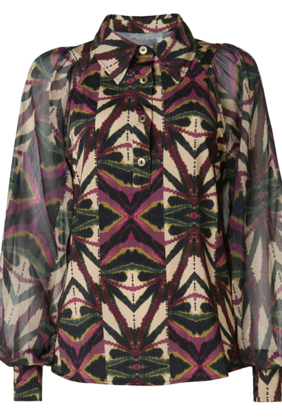 Blouse Landa cantania purple