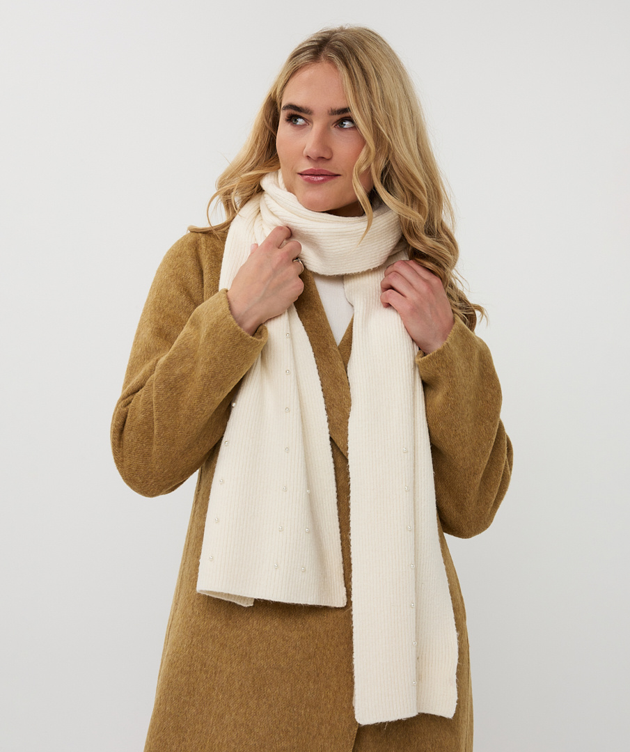 Sjaal F25.27537 off white-3