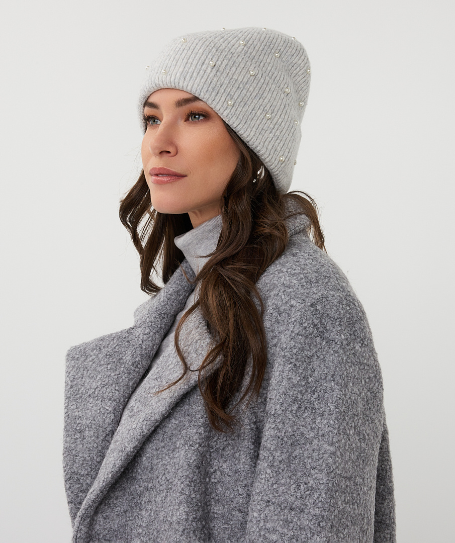Beanie F25.27536 light grey-4