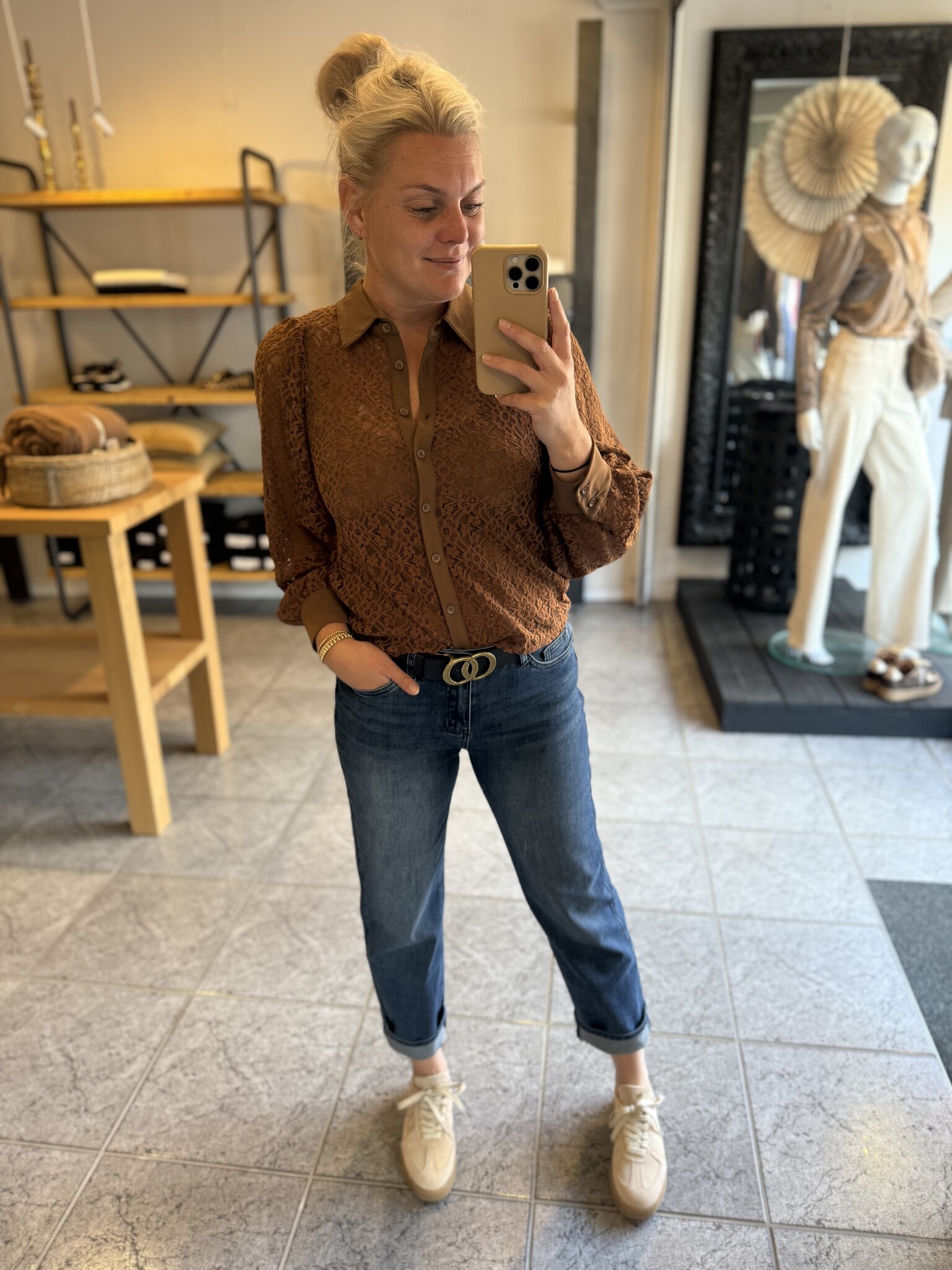 Blouse Fabienne cider wood-3