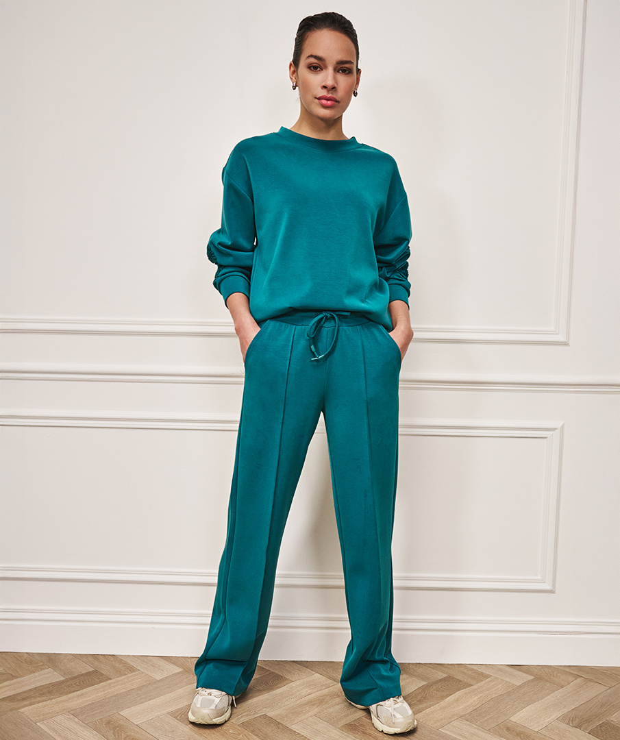 Broek W25.05705 teal-4