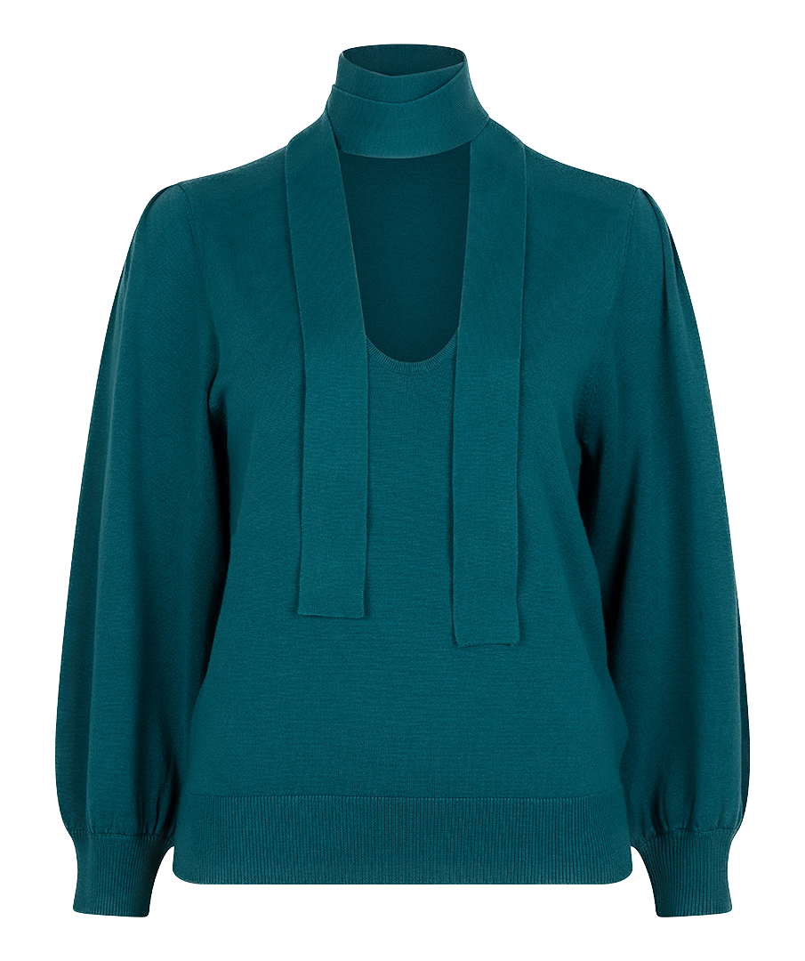 Trui W25.07710 teal-1