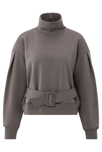 Trui 01-109100-510 dark night/grey melange
