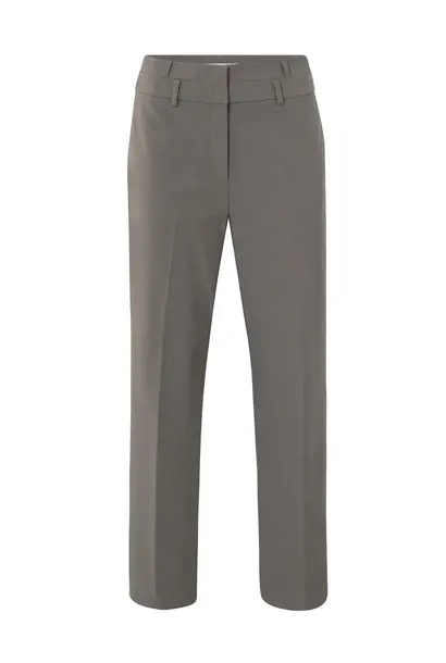 Broek 01-301225-510 dark taupe/grey melange