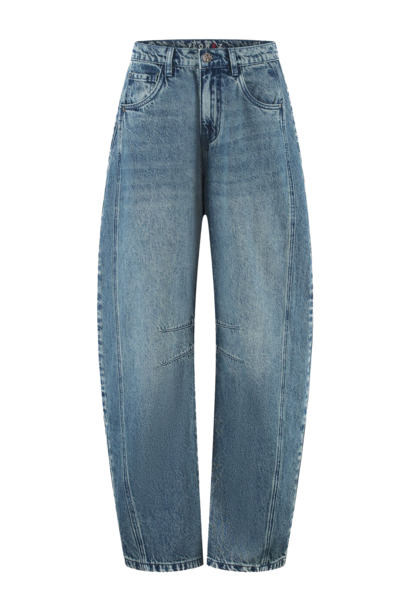 Jeans Simmy barrel dirty blue