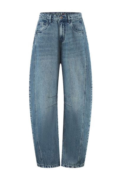 Jeans Simmy barrel dirty blue