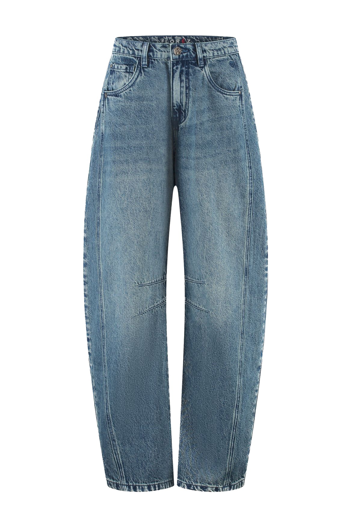Jeans Simmy barrel dirty blue-1