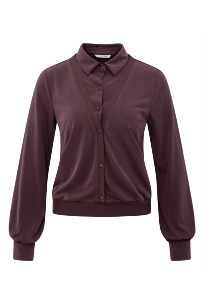 Blouse 01-709343-511 fudge purple