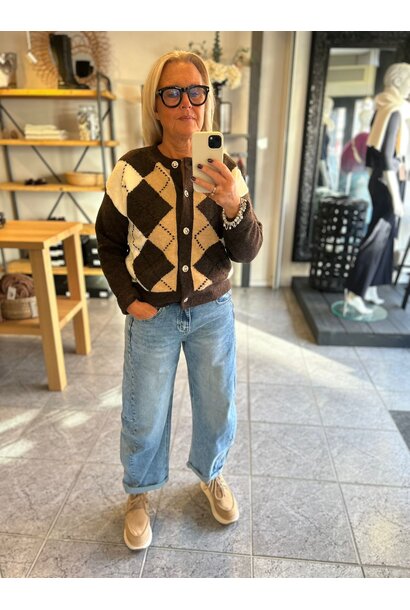 Vest Lavysh dark brown