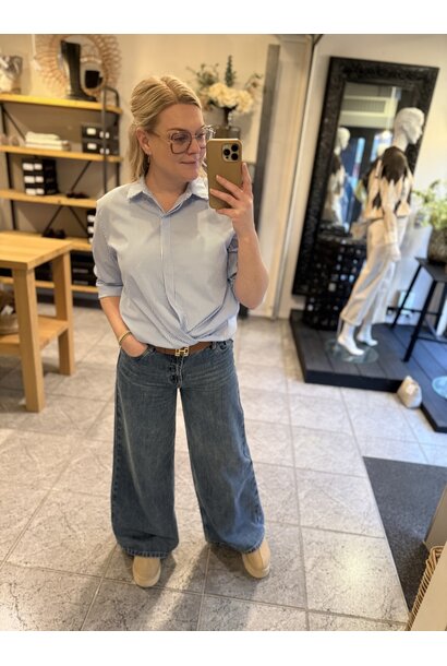 Blouse Saar stripe light blue