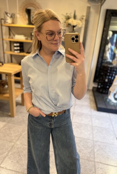 Blouse Saar light blue