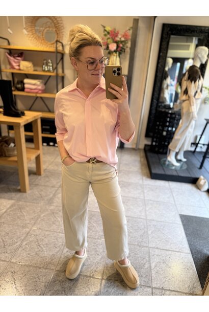 Blouse Saar stripe light pink