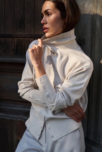 Trui 01-000549-601 heather grey melange