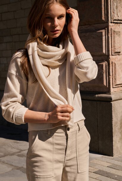 Trui 01-000544-601 heather grey dessin