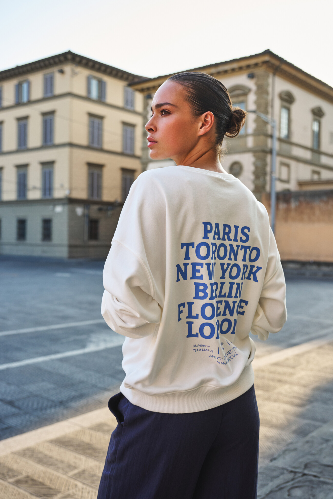 Trui SP26.05019 off white/blue-2