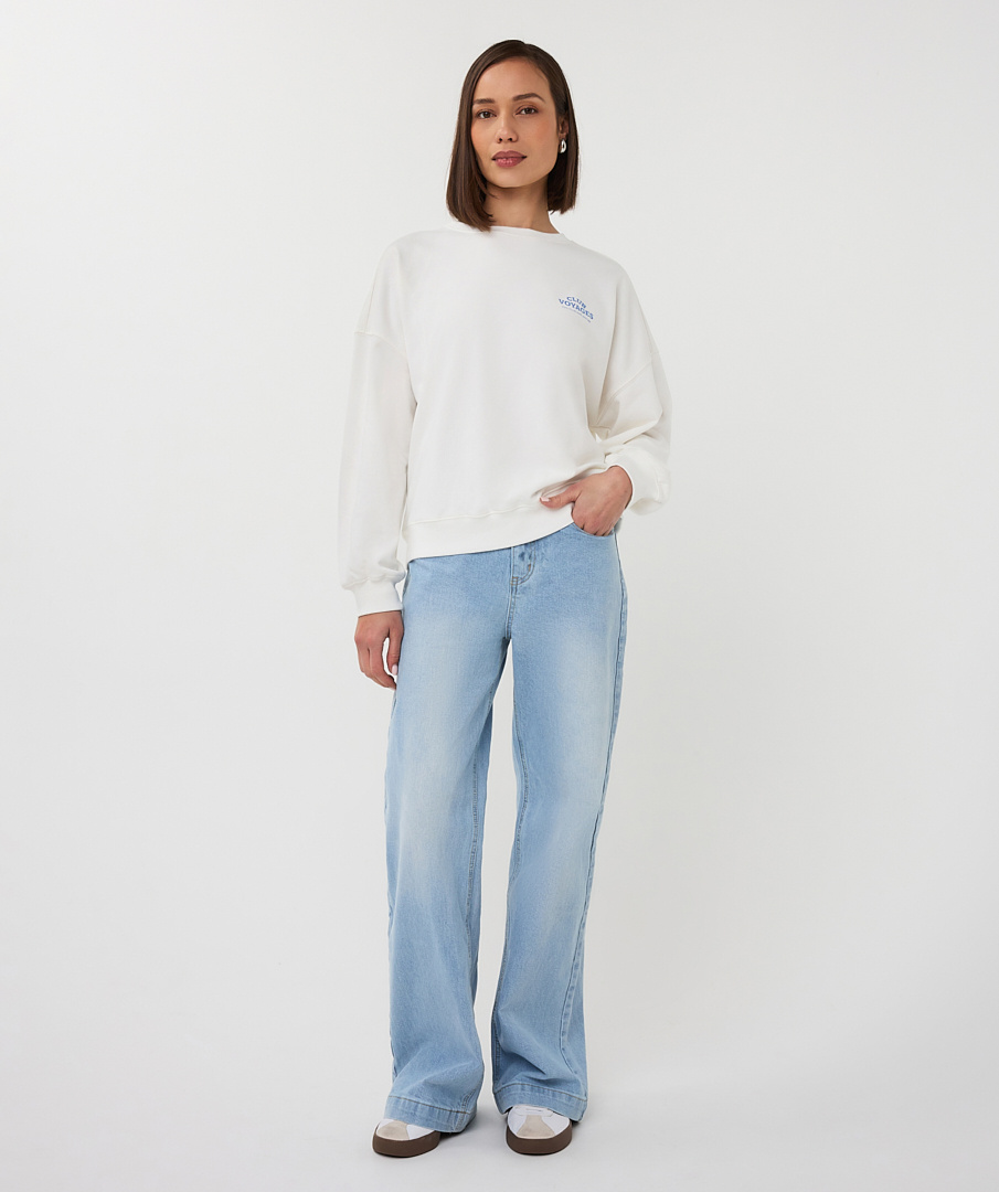 Trui SP26.05019 off white/blue-6