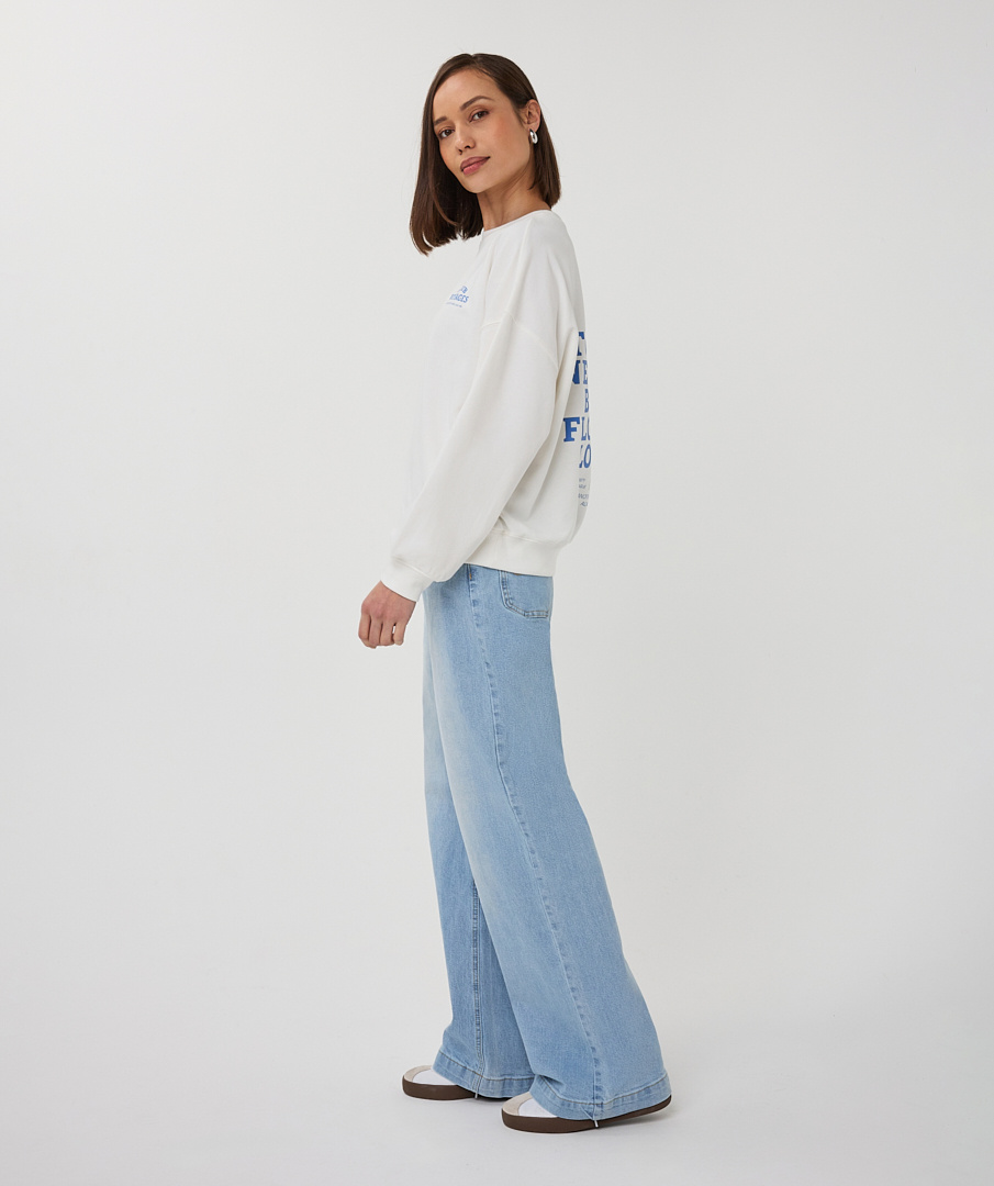 Trui SP26.05019 off white/blue-8