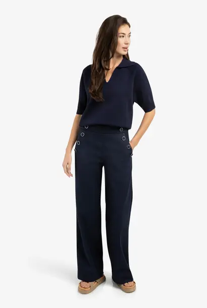 Broek 01-301245-603 navy blazer blue