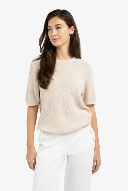 Trui 01-000564-603 desert beige dessin