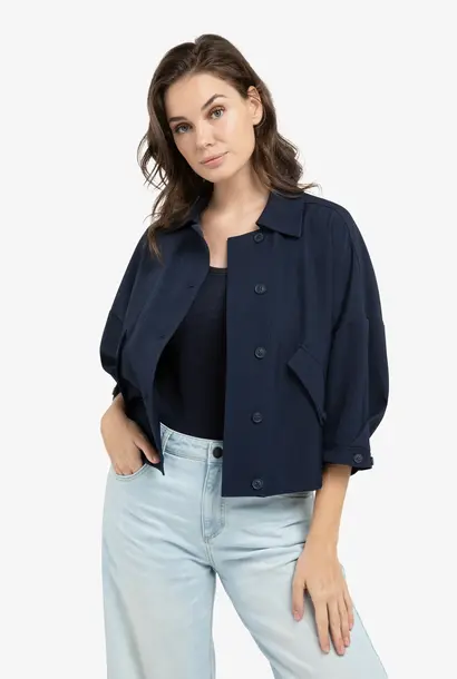 Blouse 01-201206-603 navy blazer blue