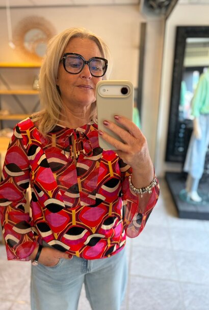 Blouse Ylio caldaron pink