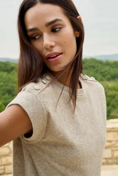 Top 01-000584-604 crockery brown melange