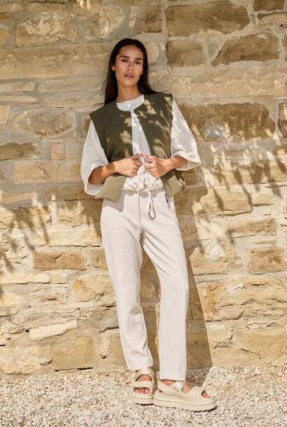 Trui 01-109120-604 ivory white melange