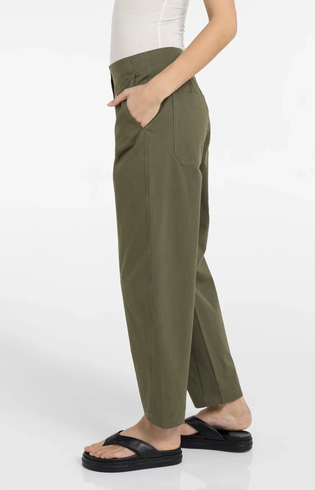Broek 01-301250-604 army green-8