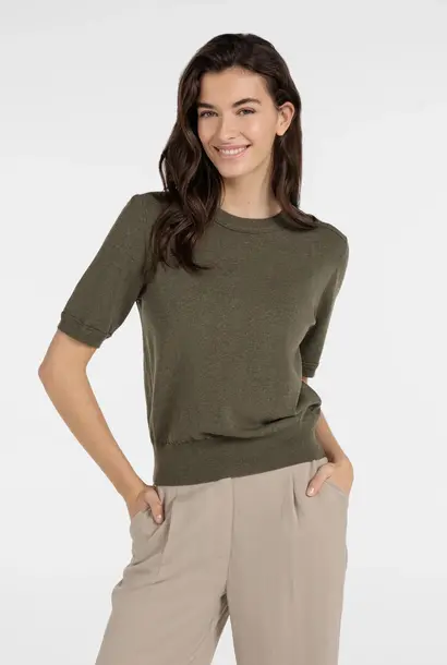 Top 01-000595-604 army green melange