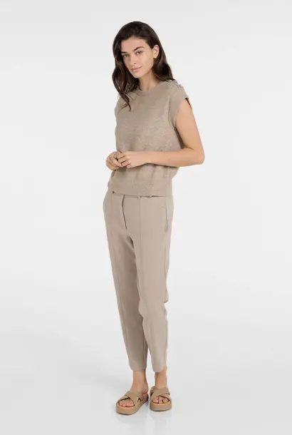 Broek 01-301252-604 crockery brown