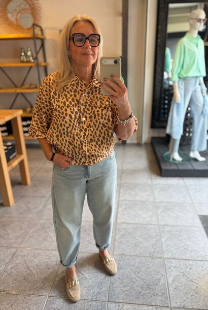 Blouse Juna pebbels yellow