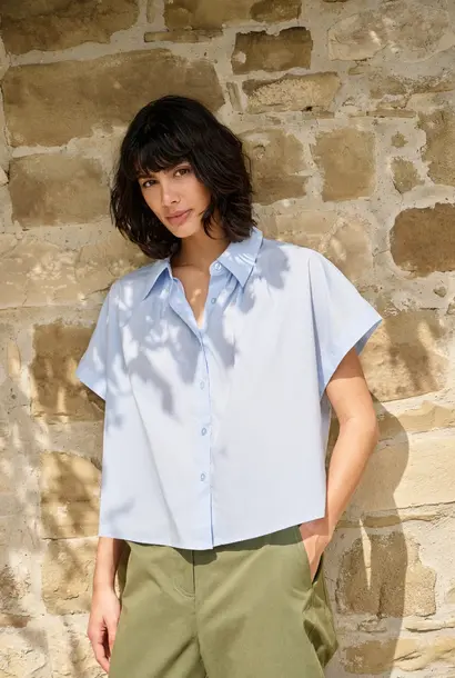 Blouse 01-201202-604 light blue