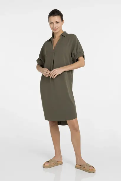 Jurk 01-601218-604 army green