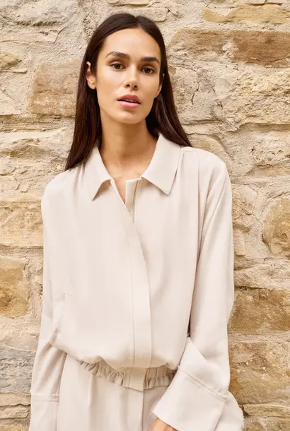 Blouse 01-201216-605 cloud creme white