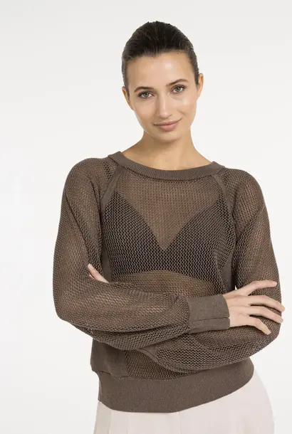 Trui 01-000592-605 washed brown