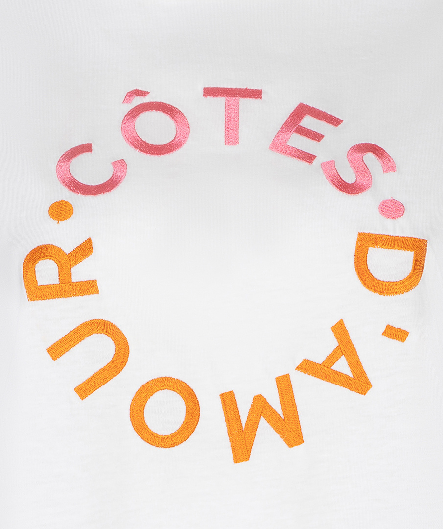 T-shirt HS26.05204 off white/pink-4