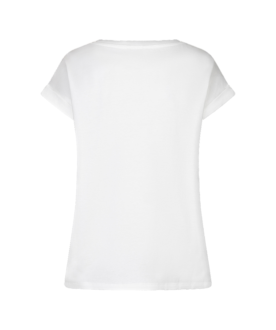 T-shirt HS26.05204 off white/pink-3