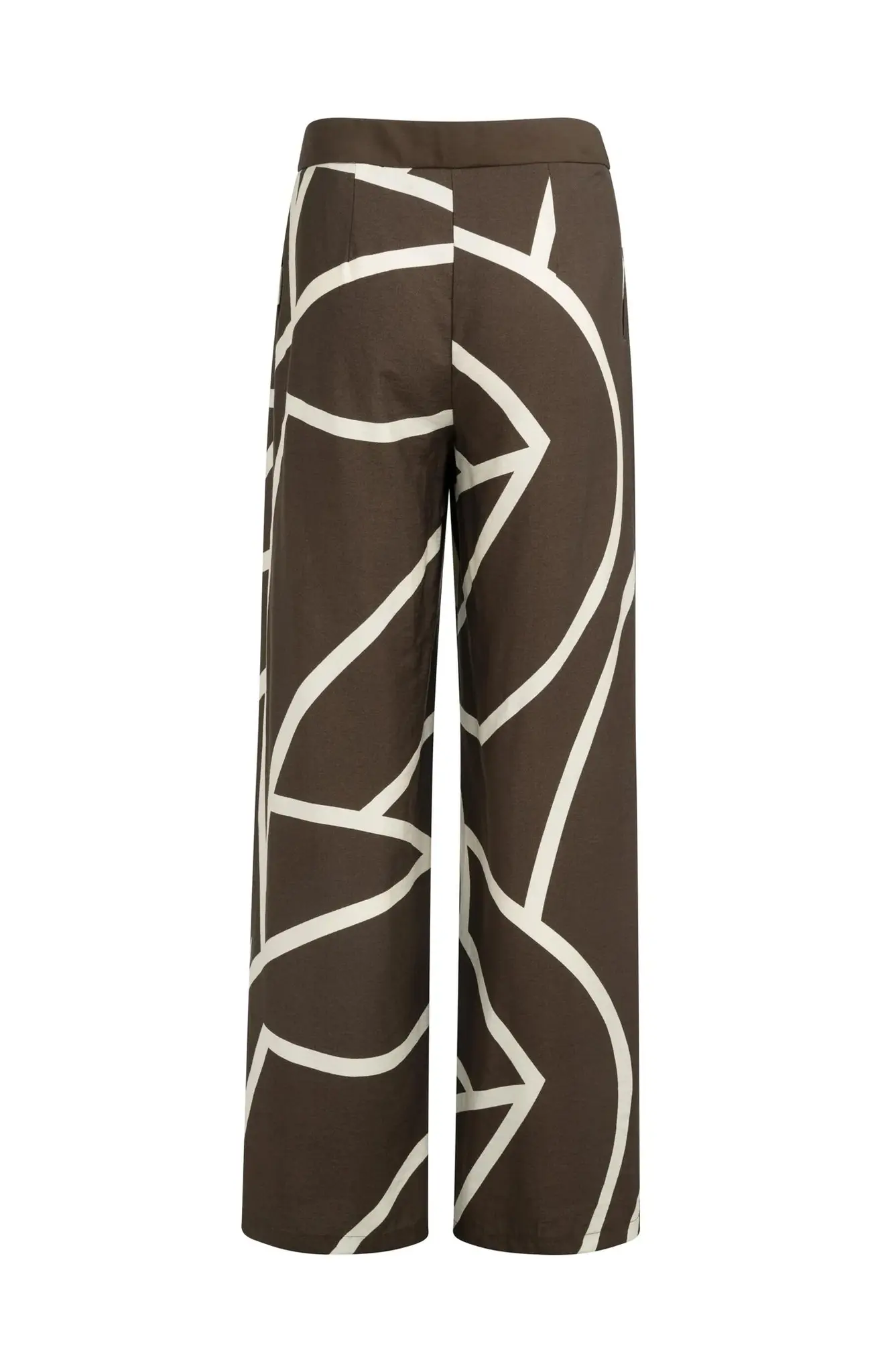 Broek 01-301260-605 chocolate martini brown dessin-3