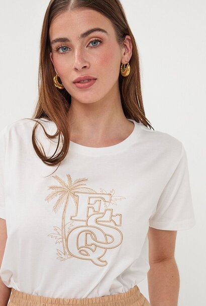T-shirt HS26.05202 off white/sand
