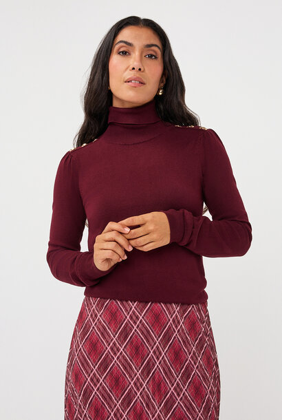 Trui F26.07544 merlot
